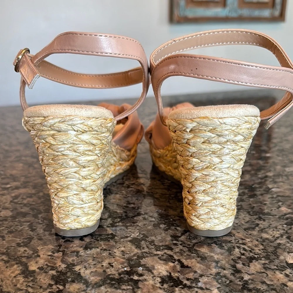 Anne Klein Pink Wedge Sandals NWT